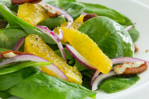 mandarin spinach salad